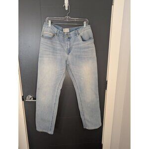 Sun‎ + Stone Men's Light Wash Straight Leg Denim Jeans 36W 30L